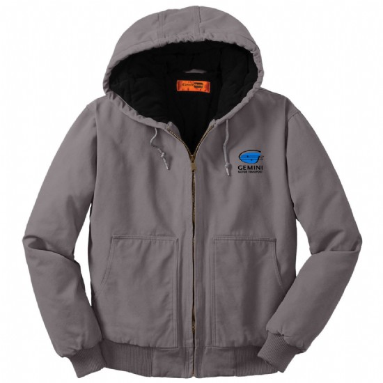 CornerStone Washed Duck Cloth Insulated Hooded Work Jacket