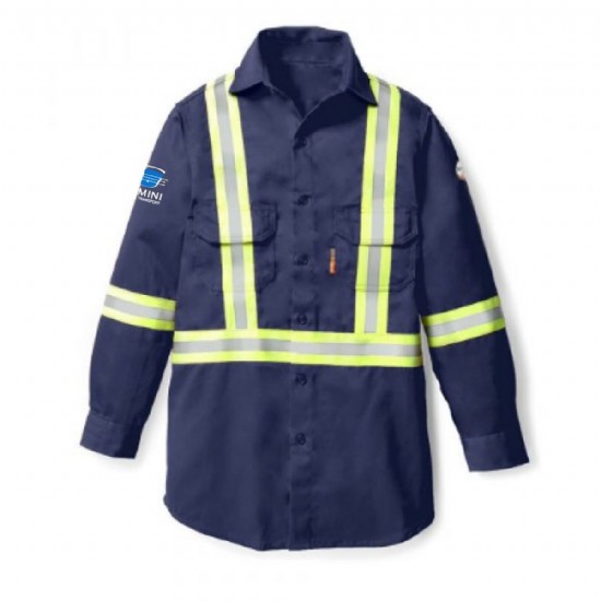 Uniform Shirt with Reflective Trim