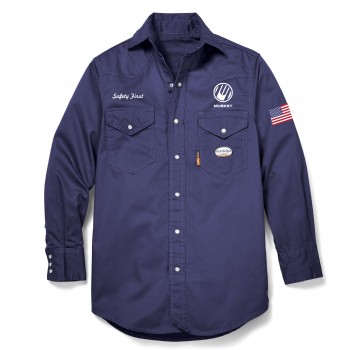 7.5 oz Workshirt with snaps